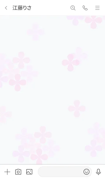 [LINE着せ替え] ～紫陽花♥ホワイト～の画像3