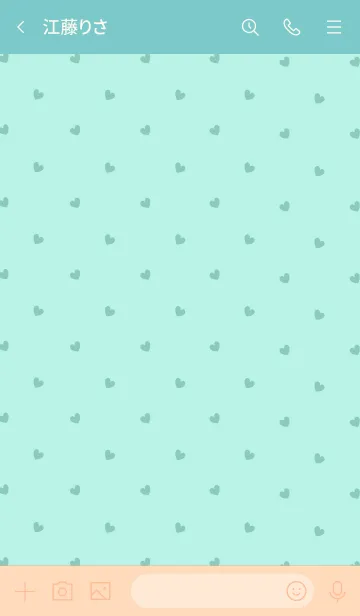 [LINE着せ替え] ミニ ハート 052の画像3