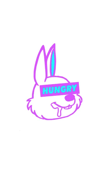 [LINE着せ替え] ハングリー ラビット 02の画像1