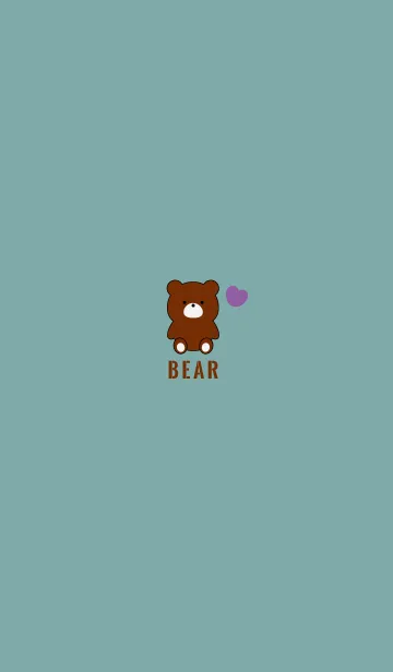 [LINE着せ替え] HEART & BEAR 18の画像1