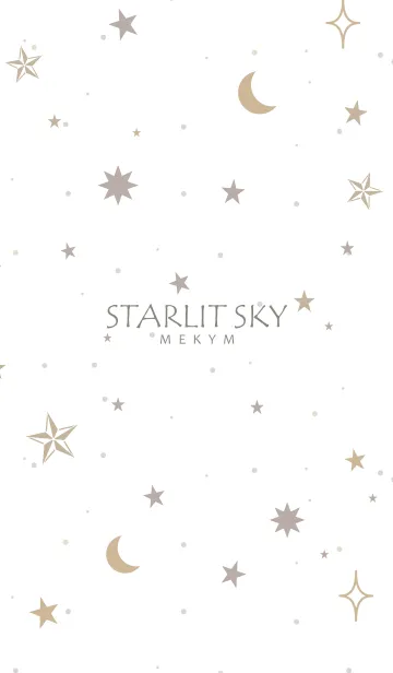 [LINE着せ替え] SIMPLE STARLIT SKY-MEKYM 2の画像1
