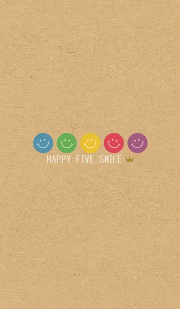 [LINE着せ替え] HAPPY FIVE SMILE.CROWN 7の画像1
