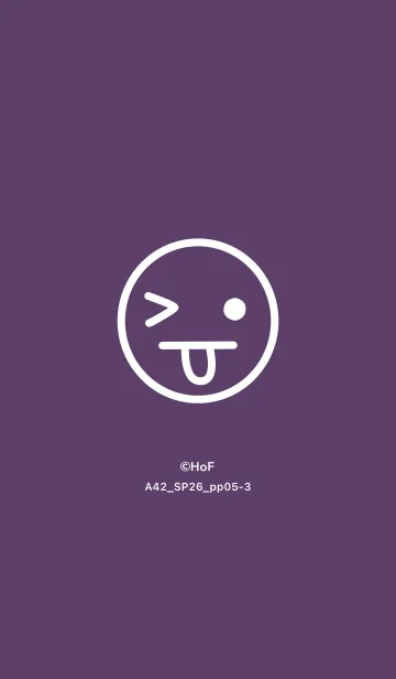 [LINE着せ替え] A42.26_パープル5-3の画像1