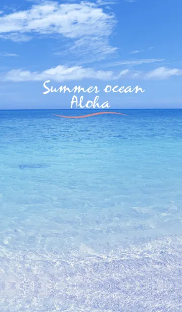 [LINE着せ替え] Summer ocean ALOHA 13の画像1