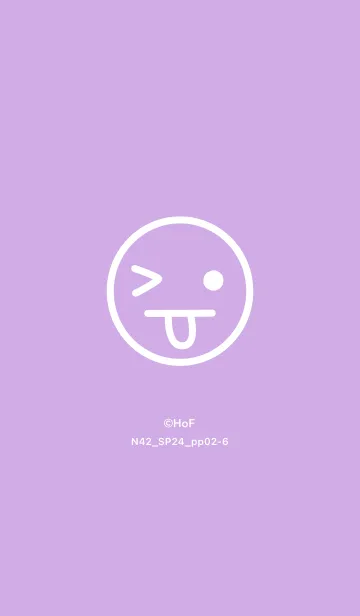 [LINE着せ替え] N42_24_パープル2-6の画像1