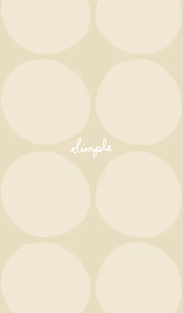 [LINE着せ替え] シンプル 丸大きめ28の画像1