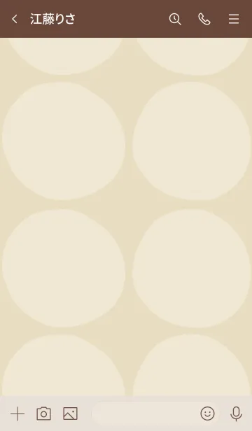 [LINE着せ替え] シンプル 丸大きめ28の画像3