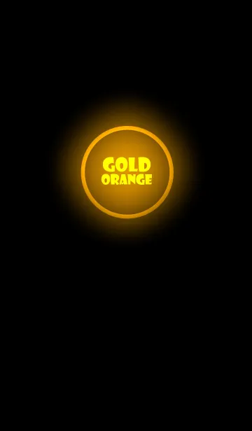 [LINE着せ替え] Gold Orange Neon Theme Ver.2 (JP)の画像1