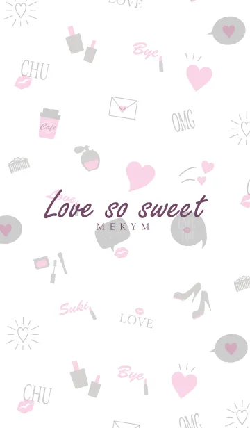 [LINE着せ替え] - Love so sweet - MEKYM 12の画像1