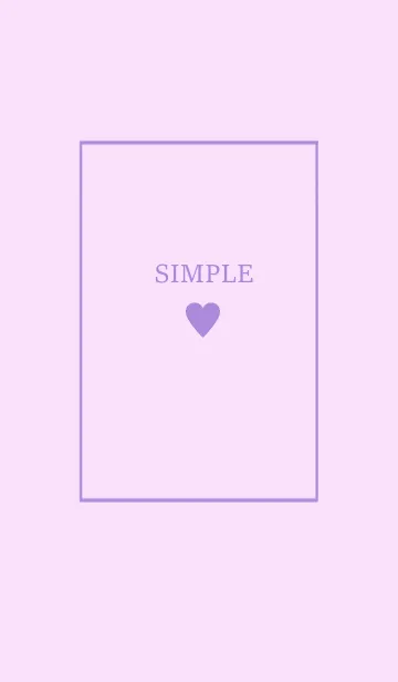 [LINE着せ替え] 大人のシンプルハート -purple pink-の画像1