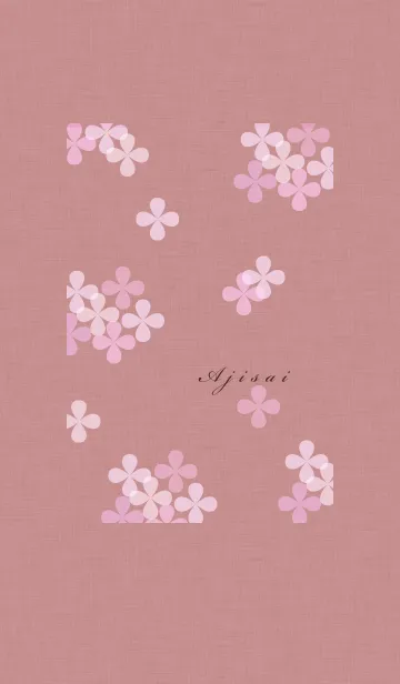 [LINE着せ替え] ～紫陽花♥ピンク3～の画像1