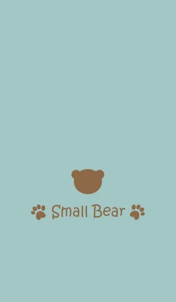 [LINE着せ替え] Small Bear *NATURAL BLUE*の画像1