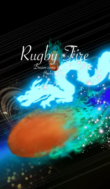 [LINE着せ替え] ラグビー 青龍 〜Rugby Dragon〜の画像1