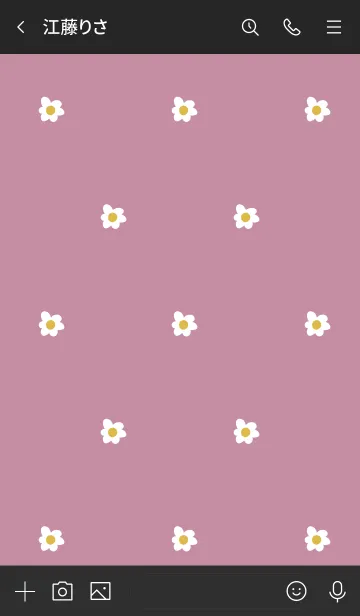 [LINE着せ替え] 黒とピンク : Hanaの画像3