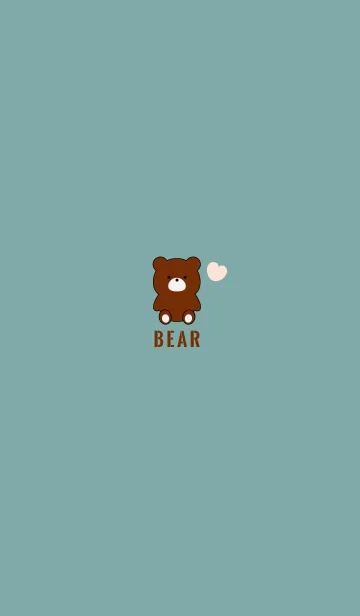 [LINE着せ替え] HEART & BEAR 20の画像1