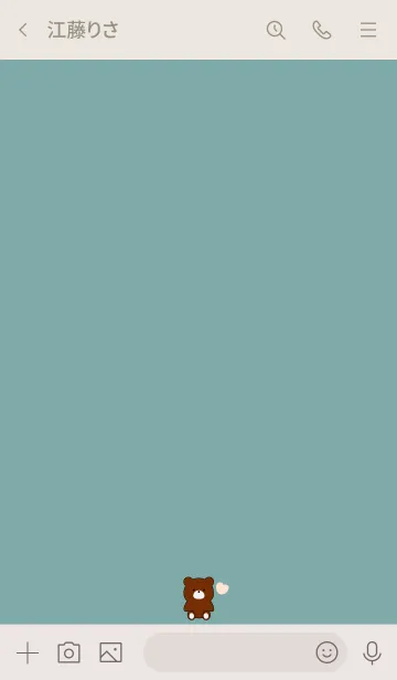 [LINE着せ替え] HEART & BEAR 20の画像3