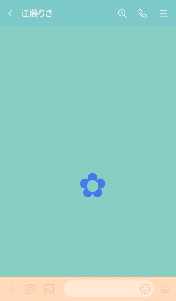 [LINE着せ替え] ザ シンプル ミニ フラワー 7の画像3