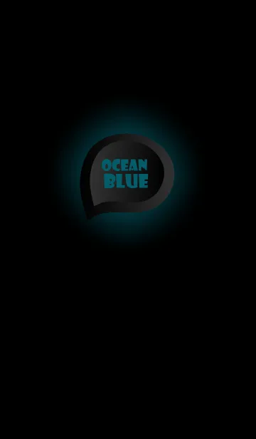 [LINE着せ替え] Ocean Blue In Black Ver.5 (JP)の画像1