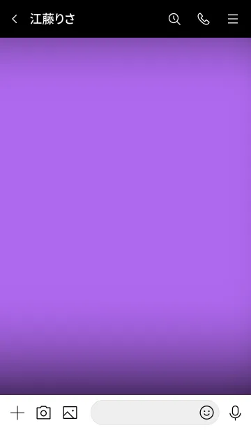[LINE着せ替え] Orchid Purple And Black Vr.7 (JP)の画像3