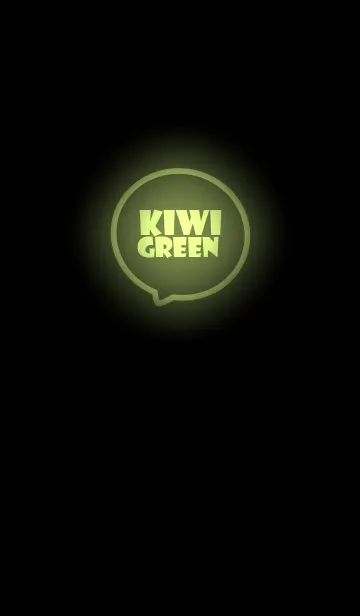 [LINE着せ替え] Kiwi Green  Neon Theme Ver.3 (JP)の画像1