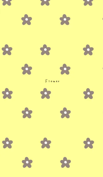 [LINE着せ替え] パステルイエローとお花柄。の画像1