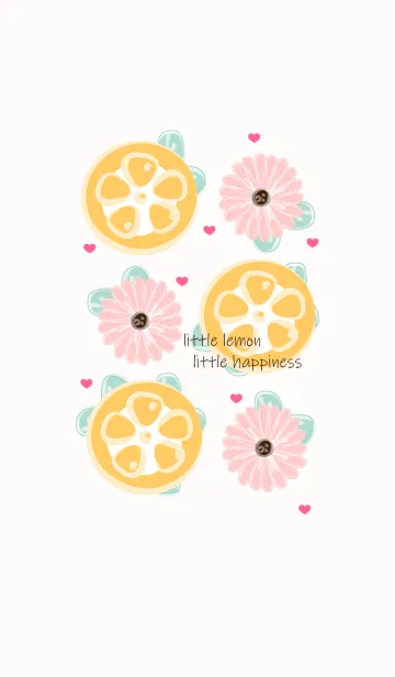 [LINE着せ替え] Lemon & Flowers 8の画像1