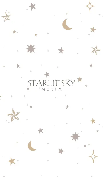 SIMPLE STARLIT SKY-MEKYM 3のLINE着せ替え