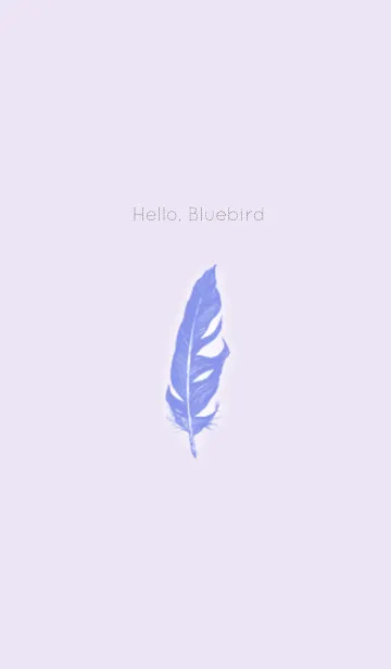 [LINE着せ替え] hello, bluebirdの画像1