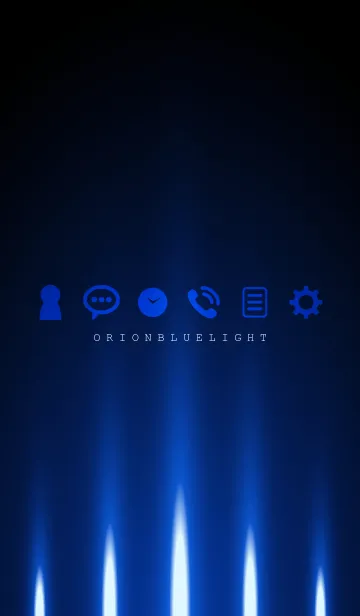 [LINE着せ替え] ORION BLUE LIGHT 2の画像1