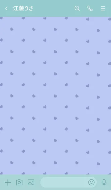 [LINE着せ替え] ミニ ハート 054の画像3