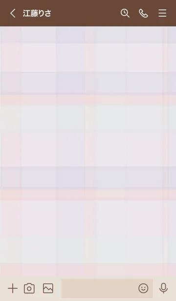 [LINE着せ替え] くすみカラーチェック14の画像3