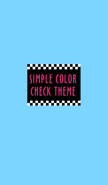 [LINE着せ替え] シンプル カラー チェック 18の画像1