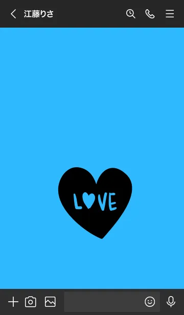 [LINE着せ替え] ラブ 055の画像3