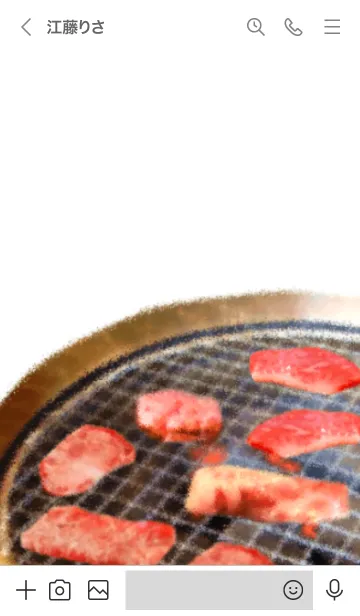 [LINE着せ替え] 焼肉ですの画像3