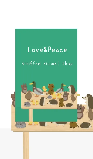 [LINE着せ替え] 人気の人形屋さんOpen【animal Shop2】の画像1