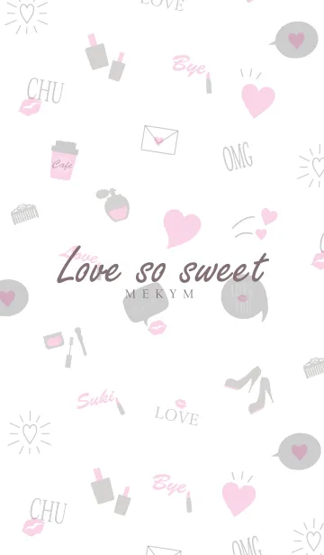 [LINE着せ替え] - Love so sweet - MEKYM 13の画像1