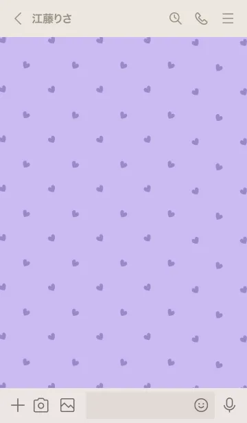 [LINE着せ替え] ミニ ハート 055の画像3