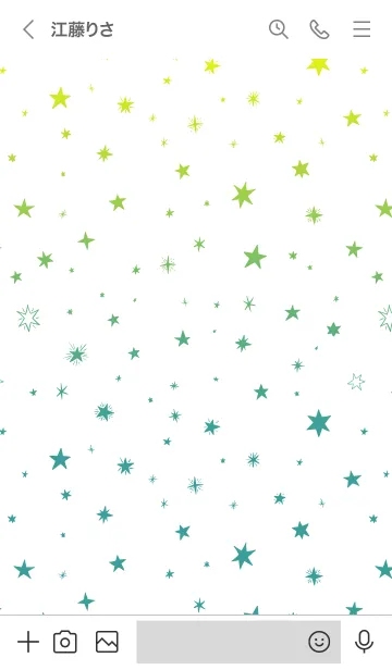 [LINE着せ替え] ミニ スターズ 01の画像3