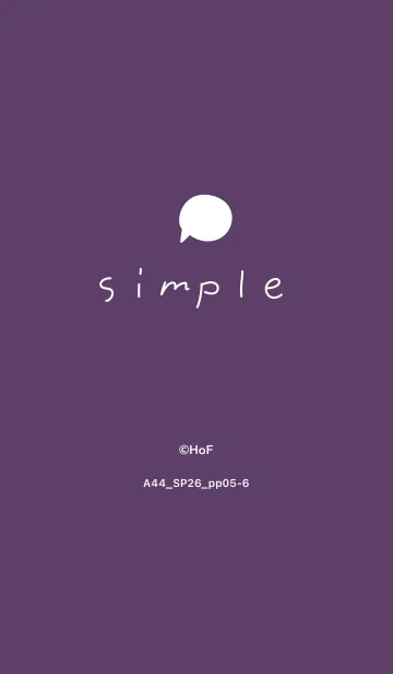 A44.26_パープル5-6のLINE着せ替え