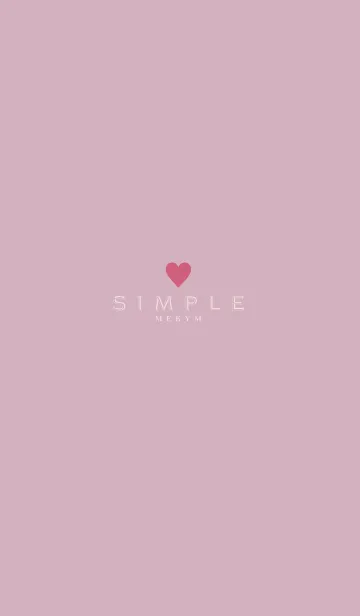 [LINE着せ替え] DUSKY PINK.SIMPLE 14の画像1