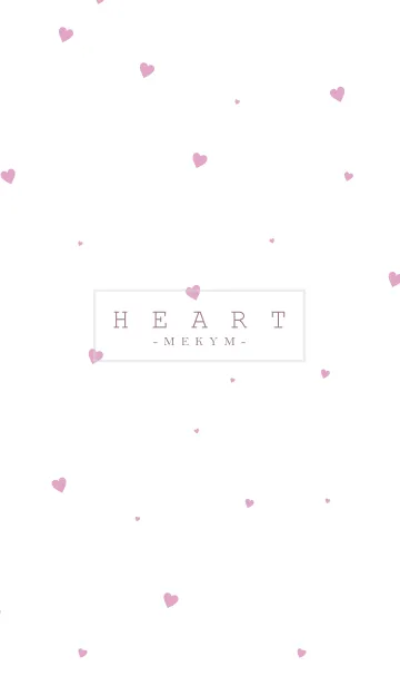 [LINE着せ替え] HEART-Pink MEKYM 13の画像1