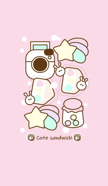 [LINE着せ替え] Cute pastel sandwichの画像1