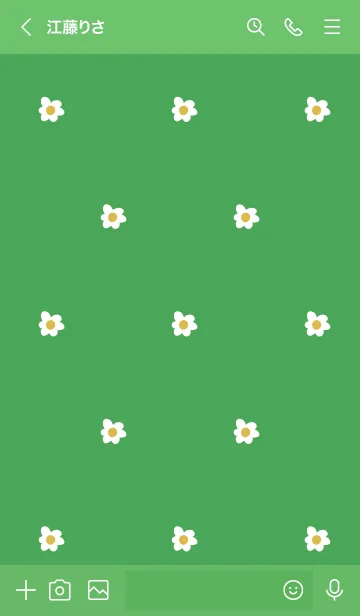 [LINE着せ替え] 緑 : Hanaの画像3