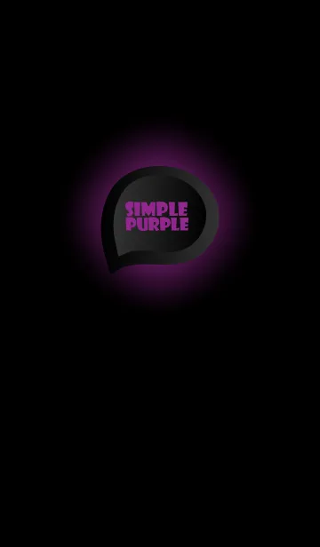 [LINE着せ替え] Purple  In Black Ver.5 (JP)の画像1