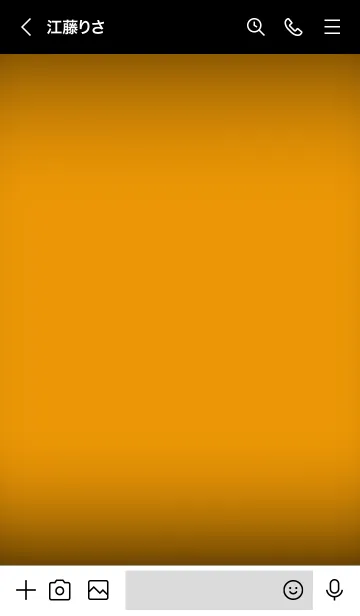 [LINE着せ替え] Honey Orange Neon Theme Ver.3 (JP)の画像3