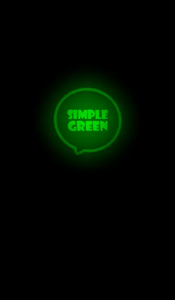 [LINE着せ替え] Green Neon Theme Ver.3 (JP)の画像1