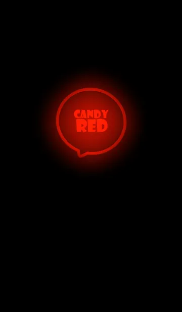 [LINE着せ替え] Candy Red Neon Theme Ver.3 (JP)の画像1