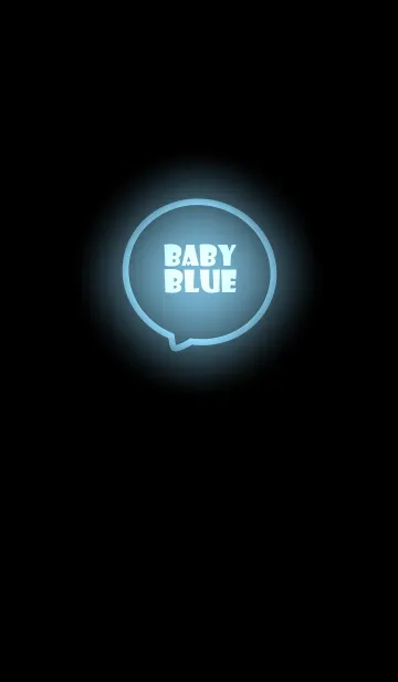 [LINE着せ替え] Baby Blue  Neon Theme Ver.3 (JP)の画像1