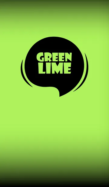 [LINE着せ替え] lime Green And Black Vr.7 (JP)の画像1