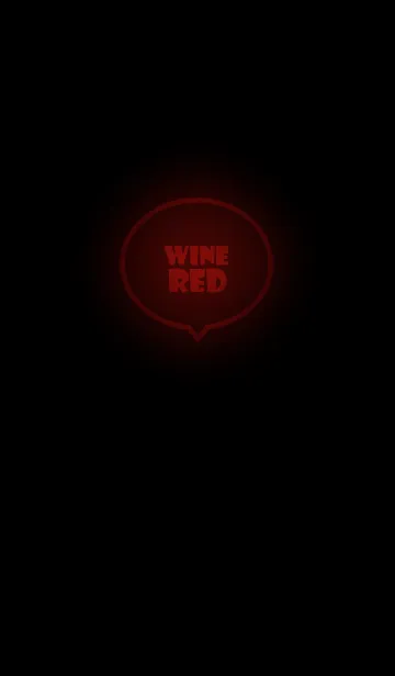 [LINE着せ替え] Wine Red Neon Theme Vr.1 (JP)の画像1